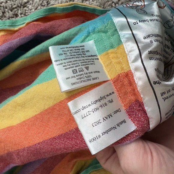 Rainbow Hipbabywrap Ring sling carrier - Picture 2 of 2